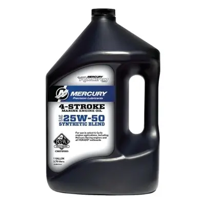 Quicksilver Racing 4-Stroke Marine Oil Synthetic Blend 25W-50 L ütemű csónakmotor olaj