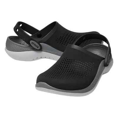 Crocs LiteRide Clog Szandálok Black/Slate Grey