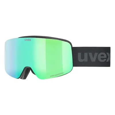 UVEX Pwdr FM Black Mat/Mirror Green Síszemüvegek