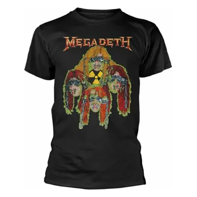 Megadeth Ing Nuclear Glow Heads Black