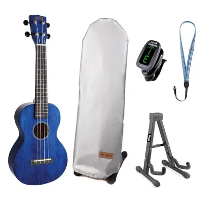 Mahalo MH2-TBU SET Trans Blue Koncert ukulele