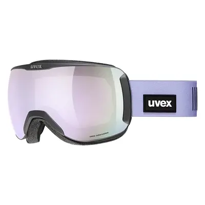 UVEX Downhill CV Black Mat/Mirror Lavender/Green Síszemüvegek