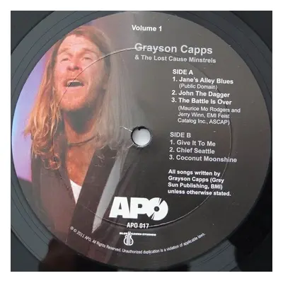 Grayson Capps - Grayson Capps Volume (LP)