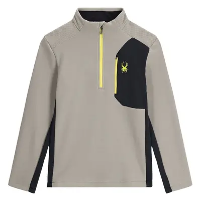 Spyder Mens Bandit 1/2 Zip Concrete Pulóver