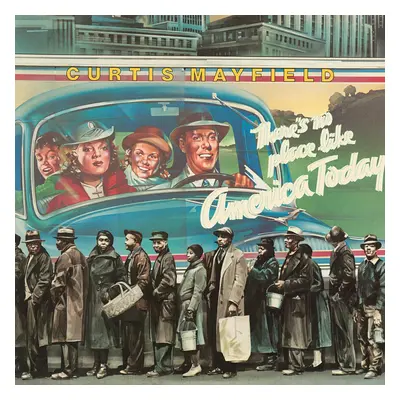 Curtis Mayfield - There's No Place Like America (Blue Coloured) (Limited Edition) (Reissue) (LP)