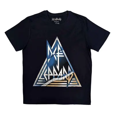 Def Leppard Ing Triangle Logo Unisex Navy Blue