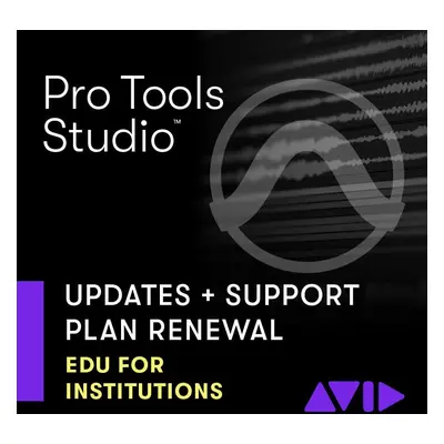 AVID Pro Tools Studio Perpetual Annual Updates+Support - EDU Institution (Renewal) (Digitális te