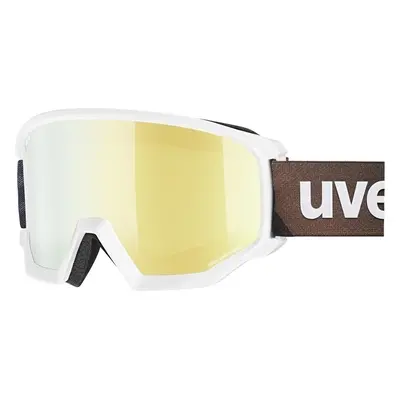 UVEX Athletic CV White Mat/Mirror Gold/Green Síszemüvegek