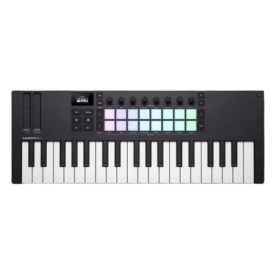 Novation Launchkey Mini MK4 MIDI mesterbillentyűzet Black