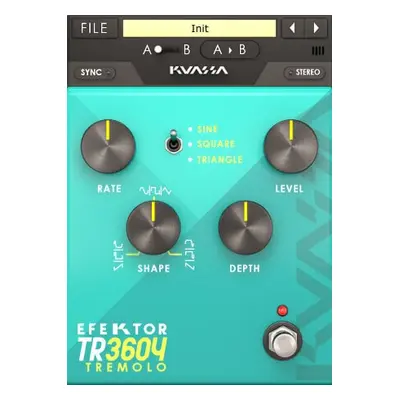 KUASSA Efektor TR3604 Tremolo (Digitális termék)