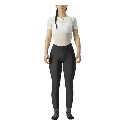 Castelli Velocissima Thermal Tight Black/Black Reflex Nadrág kerékpározáshoz