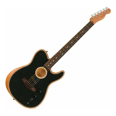 Fender Player Series Acoustasonic Telecaster Brushed Black Elektroakusztikus gitár