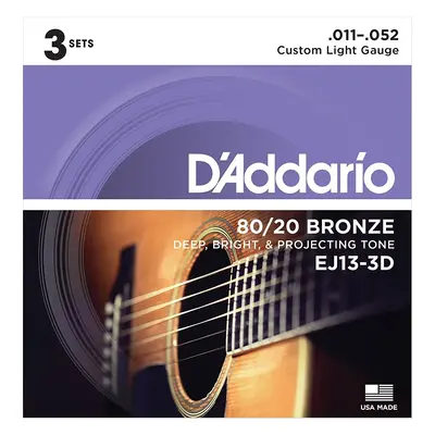 D'Addario EJ13-3D Akusztikus gitárhúrok