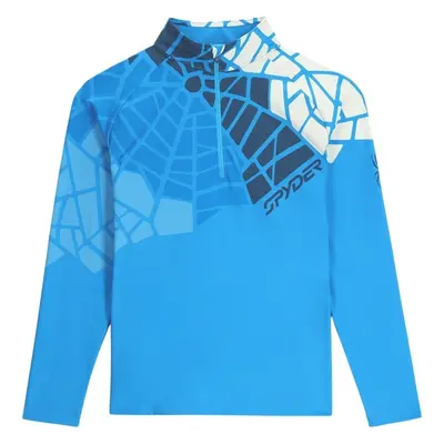 Spyder Mens Legacy 1/2 Zip Aether Blue Pulóver