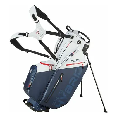 Big Max Dri Lite Hybrid Plus Stand Bag White/Navy/Red