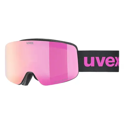 UVEX Pwdr FM Black Mat/Mirror Pink Síszemüvegek