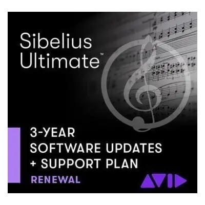 AVID Sibelius Ultimate 3Y Updates+Support (Renewal) (Digitális termék)