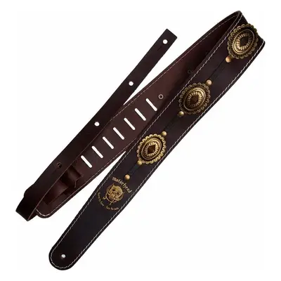 Richter Motörhead Concho Strap Gitárszíj Brown/ Old Gold