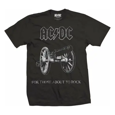 AC/DC Ing About to Rock Unisex Black