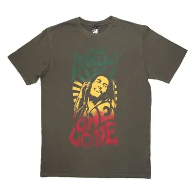 Bob Marley Ing One Love Gradient Stone Wash Unisex Green