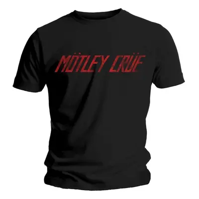 Motley Crue Ing Distressed Logo Unisex Black