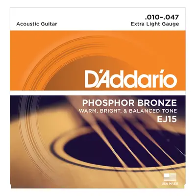 D'Addario EJ15 Akusztikus gitárhúrok