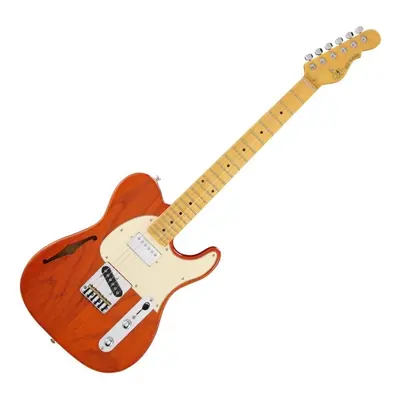 G&L Bluesboy Clear Orange Félakusztikus - jazz-gitár