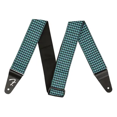 Fender Houndstooth Textil gitár heveder Teal