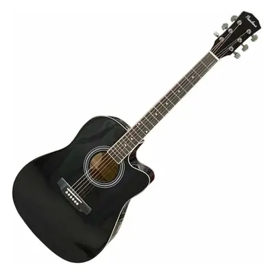 Pasadena SG028C Black Akusztikus gitár