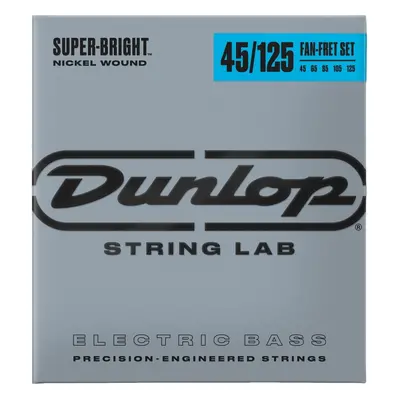 Dunlop DBSBNFF45125 Bass Super Bright Nickel Fan-Fret Set Basszusgitár húr