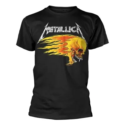 Metallica Ing Flaming Skull Tour '94 Unisex Black