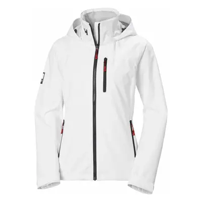 Helly Hansen Kabát Women’s Crew Hooded Sailing Jacket 2.0 White