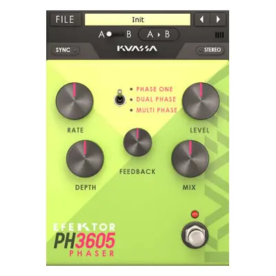 KUASSA Efektor PH3605 Phaser (Digitális termék)