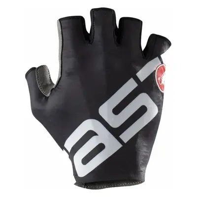 Castelli Competizione Glove Light Black/Silver Kesztyű kerékpározáshoz