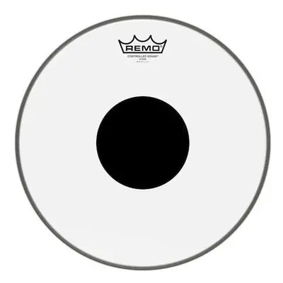 Remo CS-0313-10 Controlled Sound Clear Black Dot 13" Dobbőr