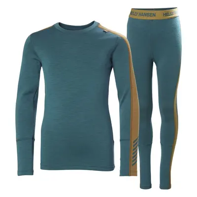 Helly Hansen JR Lifa Merino Midweight Set Dark Creek Vitorlás aláöltözet