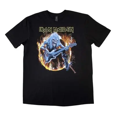 Iron Maiden Ing Fear Live Flames Unisex Black