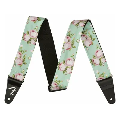 Fender Floral Strap Textil gitár heveder Surf Green