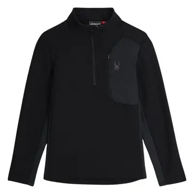 Spyder Mens Bandit 1/2 Zip Black Pulóver