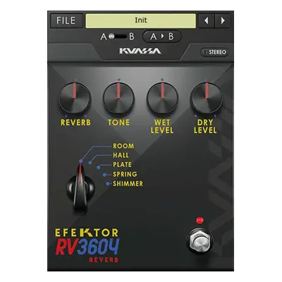 KUASSA Efektor RV3604 Reverb (Digitális termék)