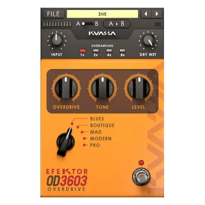 KUASSA Efektor OD3603 Overdrive (Digitális termék)