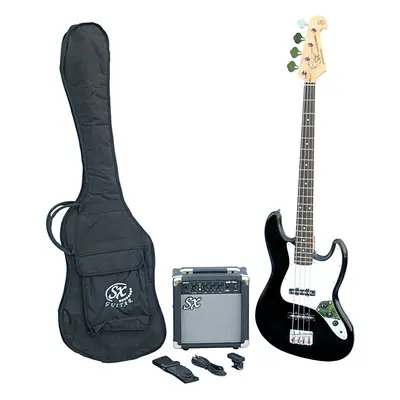 SX SB1 Bass Guitar Kit Black Elektromos basszusgitár