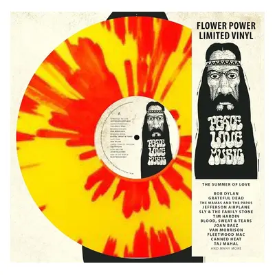 Various Artists - Peace - Love - Music (Limited Edition) (Yellow/Red Marbled Coloured) (LP)