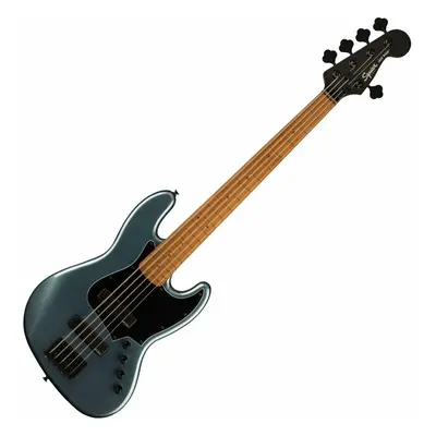 Fender Squier Contemporary Active Jazz Bass RMN HH V Gunmetal Metallic Elektromos basszusgitár