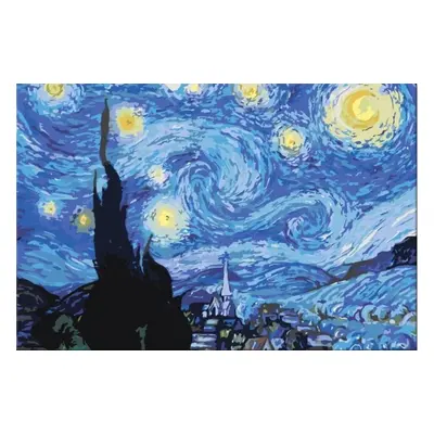 Zuty Festés számok szerint Csillagos éj (Van Gogh)