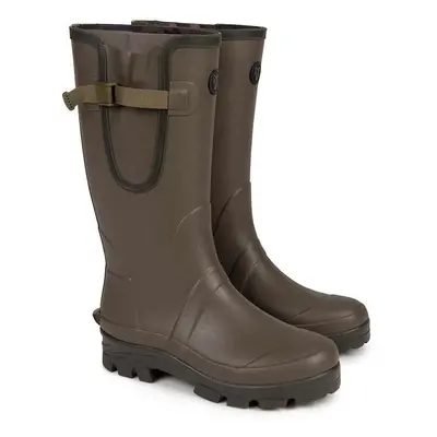 Fox Fishing Horgászcipő Neoprene Lined Rubber Boots Camo/Khaki