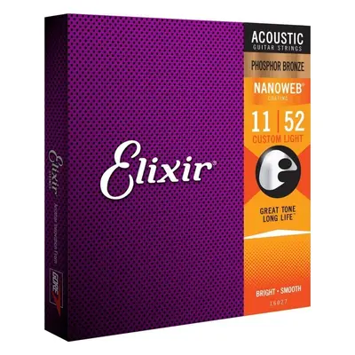 Elixir Nanoweb Akusztikus gitárhúrok