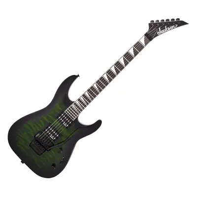 Jackson JS32Q DKA AH Transparent Green Burst Elektromos gitár