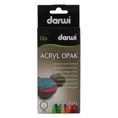 Darwi Acryl Opak Marker Set Akril markerek készlete x ml