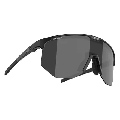 Bliz Hero Matt Black/Polarized Smoke w Silver Mirror Kerékpáros szemüveg